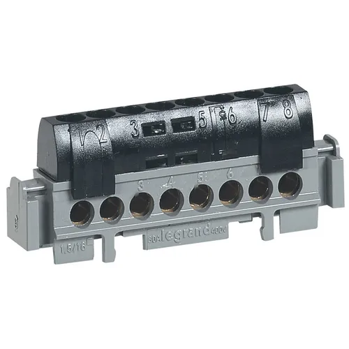 عکس Legrand 092790 سخت‌افزار اتصال به زمین - فلز و پلاستیک، مشکی/خاکستری
