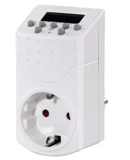عکس Hama Mini Electric Timer (10A, 230V, 50Hz, White)