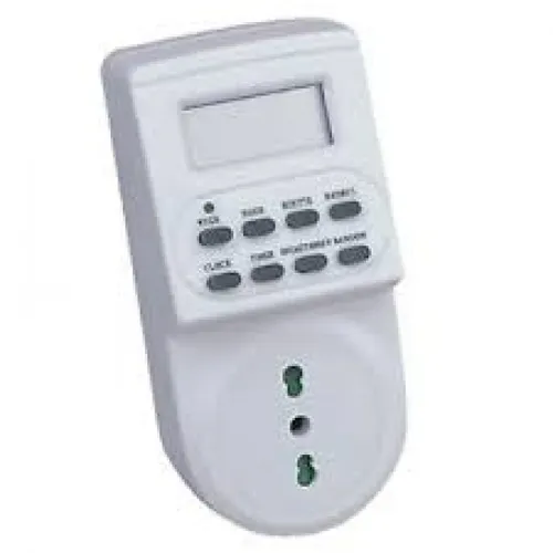 عکس تایمر دیجیتال سوکتی Techly IPW-ADP-TM 10/16 آمپر برنامه روزانه/هفتگی