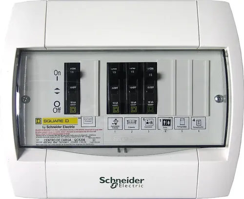 عکس تابلوی توزیع برق Schneider Electric QOX206