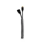 Multibrackets M Universal Self-Wrapping Cable Sock, Diameter 10mm, Black, Length 25m