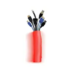 Multibrackets M Universal Self-Wrapping Cable Sock, Diameter 40mm, Length 25m, Red