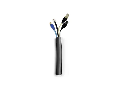 عکس Multibrackets M Universal Self-Wrapping Cable Sock, Diameter 25mm, Length 25m, Black