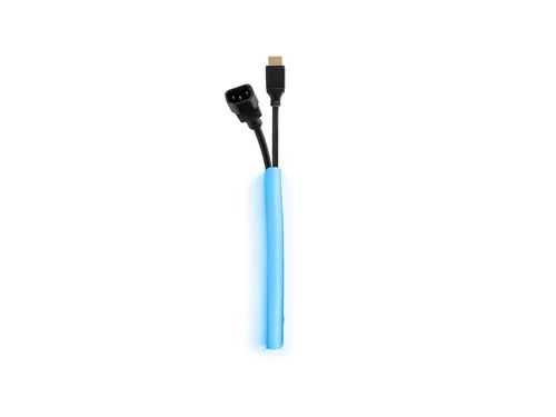 عکس Multibrackets M Universal Self-Wrapping Cable Sock, Diameter 10mm, Blue, Length 25m