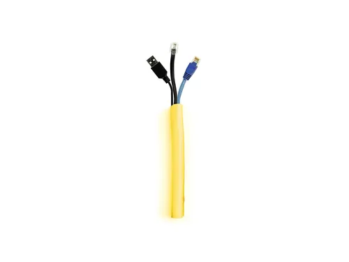 عکس Multibrackets M Universal Self-Wrapping Cable Sock, Diameter 19mm, Length 25m, Yellow