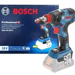 دریل پیچ‌گوشتی ضربه‌ای شارژی بوش GDX 18V-200 C - 18 ولت موتور براشلس 200 نیوتن‌متر
