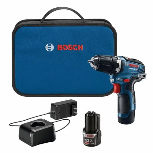مقایسه دریل چکشی شارژی بوش EasyImpact 18V-40 18 ولت سیستم لیتیوم-یون با دریل پیچ گوشتی شارژی بوش مدل GSR 12V-30