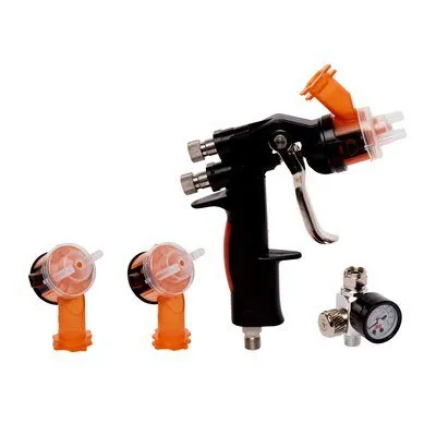 مقایسه تفنگ اسپری رنگ بادی 3M Accuspray HG14 {request()->input('language_config')['common']['with']} رنگ‌پاش برقی بوش PFS 3000-2