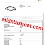 سیم جامپر Schneider Electric XZCR1510041J2، سطح مقطع 1.5 میلی‌متر مربع