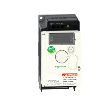 عکس درایو سرعت متغیر اشنایدر الکتریک ATV12P075M2، 0.75 کیلووات، 230 ولت، ورودی تک فاز، خروجی سه فاز