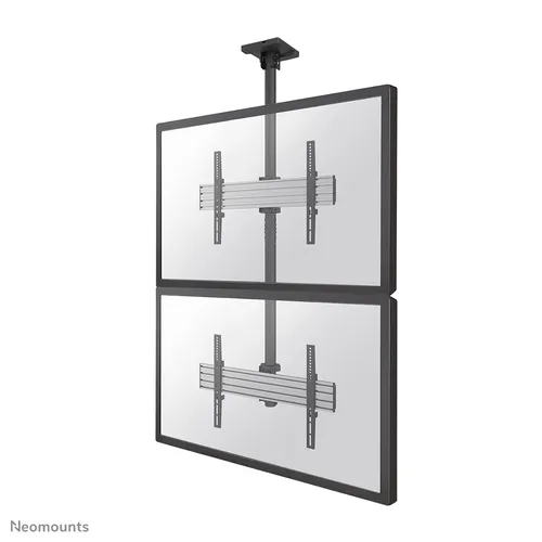 مقایسه پایه سقفی ویدئو وال Neomounts NMPRO-C12 با ارتفاع 325 سانتی‌متر برای نصب عمودی 32-65 اینچ با پایه سقفی مانیتور Neomounts Pro