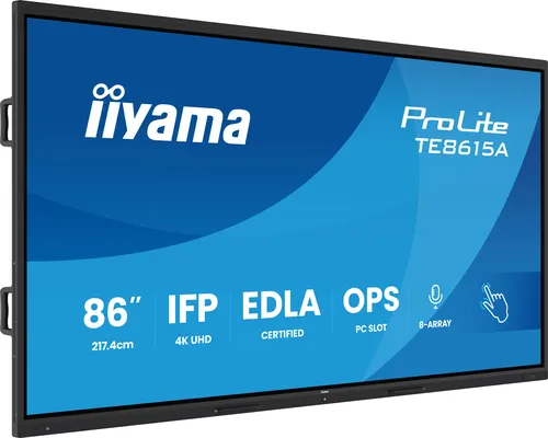 مقایسه نمایشگر دیجیتال ساینیج iiyama TE7515A-B1AG با نمایشگر بزرگ فرمت تجاری iiyama TE8615A-B1AG، 86 اینچ، 4K UHD