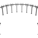 پایه دیواری ویدئویی سری M Pro MBFC20X1U Multibrackets، سازگار با VESA 400
