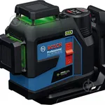 تراز لیزری سبز بوش GLL 12V-100-33 CG با باتری 12 ولت