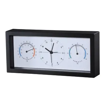 مقایسه دماسنج و رطوبت‌سنج دیجیتال داخلی هاما TH33-A مشکی با دماسنج و رطوبت‌سنج دیجیتال داخلی هاما TH33-A نقره ای