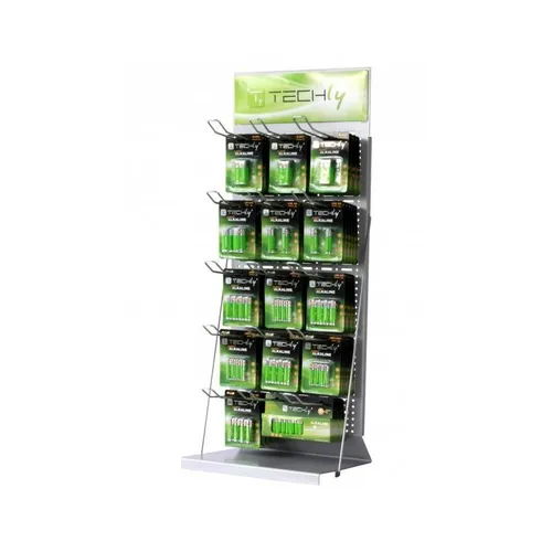 عکس استند فروشگاهی باتری Techly I-TLY-BATTERY2 عرض 80 سانتی‌متر