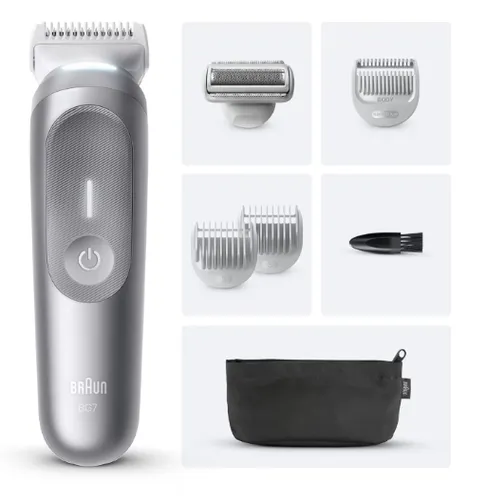 مقایسه Braun Body Groomer Series 3 BG3350, اصلاح کننده بدن مرطوب و خشک با ماشین اصلاح بدن براون سری 7 BG7550 ضد آب