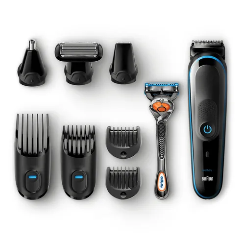عکس Braun Multigroomer 9-in-1 MGK5080 – اصلاح کننده مو و ریش شارژی ضد آب