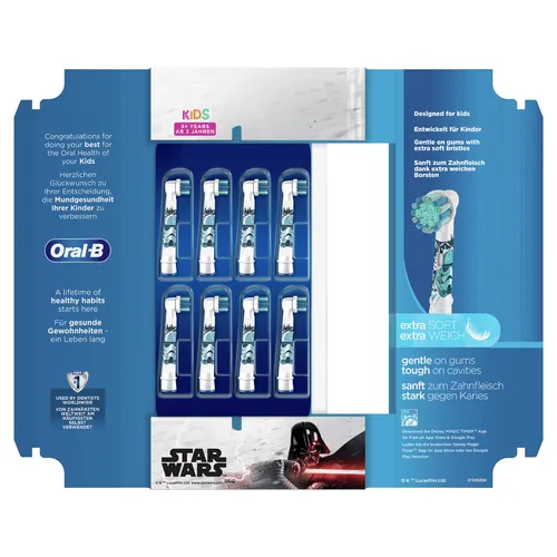 عکس سری مسواک برقی کودکان Oral-B 8 عددی رنگی 81748450