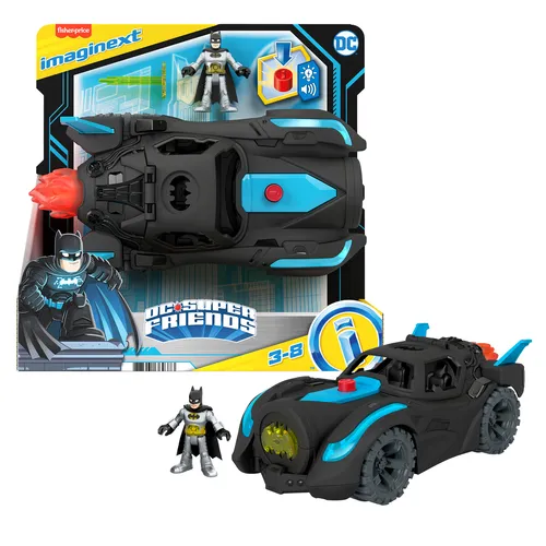 عکس ماشین بتمن Fisher-Price Imaginext DC Super Friends با نور و صدا