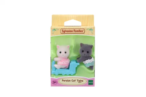 مقایسه Sylvanian Families دوقلوهای گربه پرشین - مینیاتورهای کلکسیونی با فیگور خانوادگی گربه راه راه سیلوانیان فامیلیز