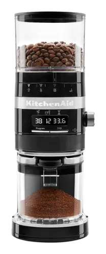 مقایسه آسیاب قهوه کرم‌دار KitchenAid 5KCG8433EOB مشکی 240 وات با آسیاب قهوه تیغه‌ای Krups Silent Vortex GX3328 با تیغه‌های فولاد ضد زنگ