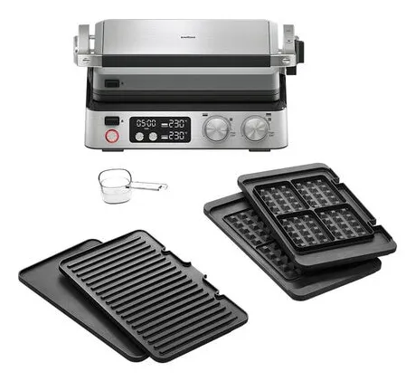 مقایسه گریل چندکاره براون MultiGrill 7 با صفحات قابل تعویض با گریل رَکْلِت چندکاره Tristar RA-2748 برای 8 نفر