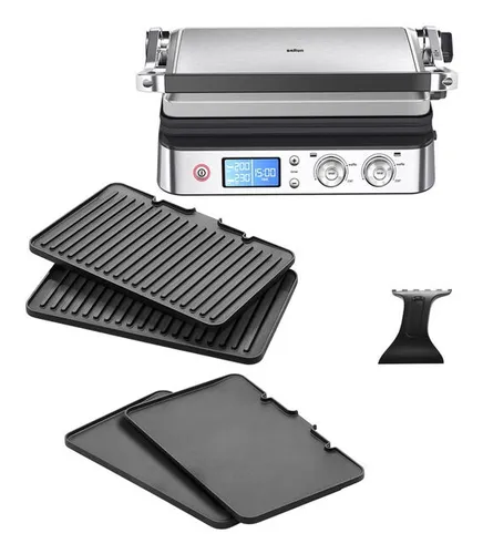 عکس گریل چندکاره براون مدل MultiGrill 9 CG 9043 با 6 صفحه قابل تعویض