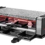 گریل راکلت Unold 48760 | 8 نفره | 1200 وات | مشکی/فولاد ضد زنگ