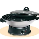 Wok برقی تفال WO3000 (1700 وات، ظرفیت 5 لیتر، پوشش نچسب)