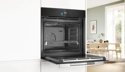 عکس فر توکار بخار بوش سری 8 مدل HSG738DB1 به عرض 60 سانتی‌متر با عملکرد FullSteam