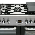اجاق گاز دوگانه سوز Leisure مدل CS90F530X با صفحه گازی 5 شعله و 3 فر برقی