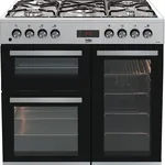 اجاق گاز 5 شعله Beko KDVF90X عرض 90 سانتی‌متر، دو فر