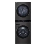 ماشین لباسشویی و خشک‌کن ال‌جی مدل WashTower AI Direct Drive™ WT1716BBTNE ظرفیت 17 کیلوگرم - مشکی پلاتینیوم - رتبه انرژی E / A+++