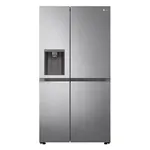 یخچال فریزر ساید بای ساید LG NatureFRESH GSLD80PZRD استیل براق رده D