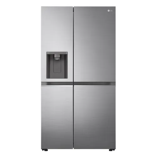 عکس یخچال فریزر ساید بای ساید LG NatureFRESH GSLD81PZRD مدل استیل براق رده D