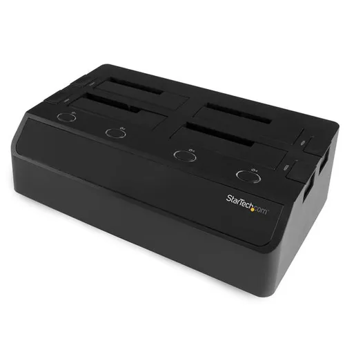 عکس StarTech.com داکت 4 بی 2.5/3.5 اینچی SATA HDD/SSD با eSATA و USB 3.0
