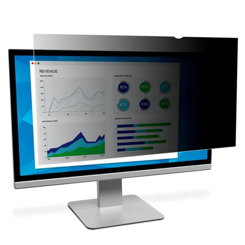 عکس فیلتر حریم خصوصی 3M برای اپل آی‌مک 21.5 اینچ