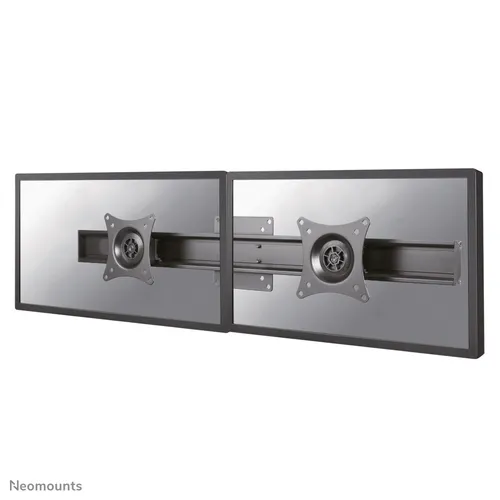 مقایسه آداپتور دوگانه میله افقی مانیتور Neomounts FPMA-CB200BLACK برای مانیتورهای 10-27 اینچ با پایه مانیتور چرخان Neomounts FPMA-CH100BLACK برای دیوارهای جداکننده، مانیتورهای 10 تا 30 اینچ