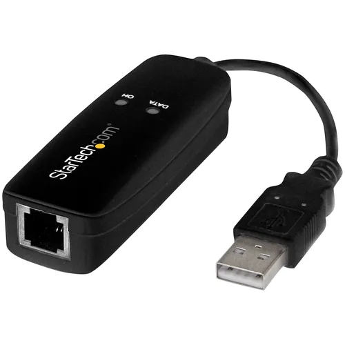 عکس مودم دایل-آپ اکسترنال StarTech.com USB 2.0 56K V.92