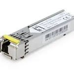 ماژول SFP صنعتی LevelOne 1.25Gbps تک حالته BiDi (1310nmTX/1550nmRX, 20km)