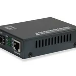 مبدل رسانه‌ای گیگابیتی RJ45 به SFP LevelOne LRE-1002
