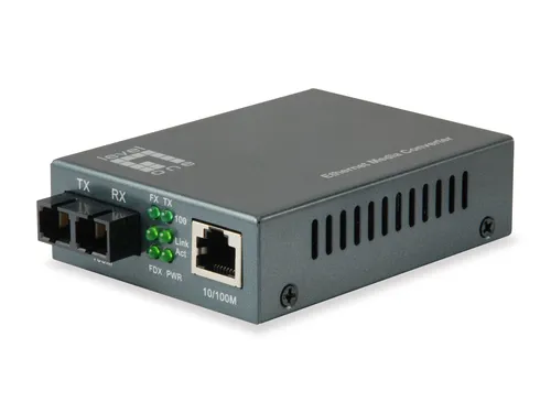 عکس مبدل رسانه فست اترنت LevelOne RJ45 به SC