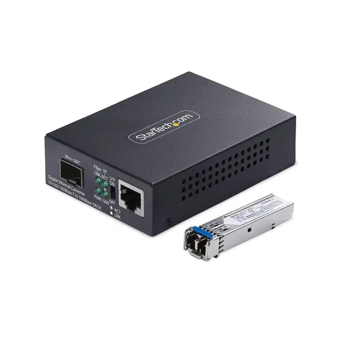 عکس مبدل رسانه فیبر نوری گیگابیت اترنت StarTech.com