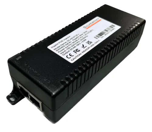 عکس SilverNet 48G PoE+ Injector 802.3at/af Gigabit Ethernet 60W