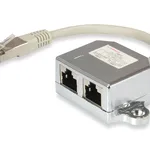 تقسیم‌کننده شبکه Equip با 2 پورت Cat.5e RJ45