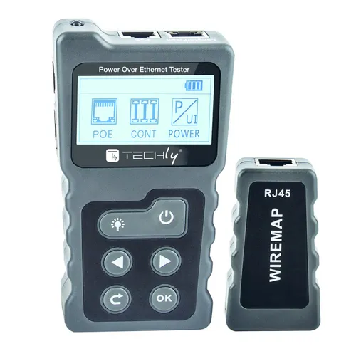 عکس تستر کابل شبکه Techly I-CT PRO-POECK