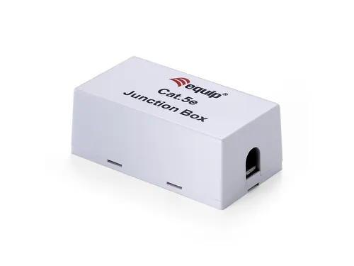 عکس جعبه اتصال شبکه Equip Cat5e سفید برای مدیریت کابل اترنت
