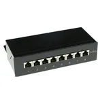 جعبه شبکه نصب سطحی 8 پورت Cat6A شیلددار ACT