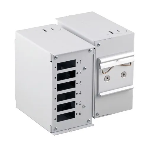 عکس جعبه اتصال فیبر نوری Techly DIN Rail تک حالته/چند حالته IP65
